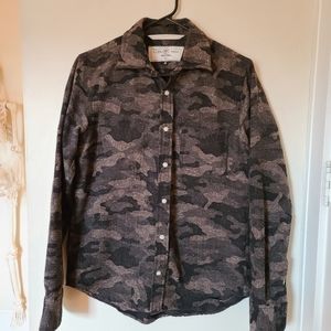 Rogue Territory Jumper Shirt in Camo Jacquard